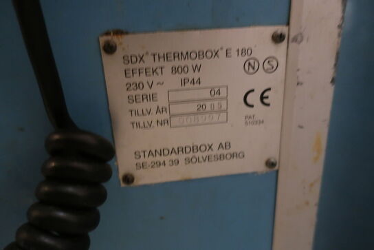 5 stk. varmeskabe STANDARDBOX AB SDX 