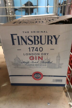 6 fl. gin FINSBURY LONDON DRY GIN 70 cl.