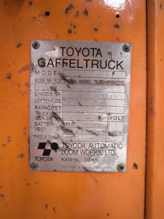 El-truck TOYOTA 2FBE15