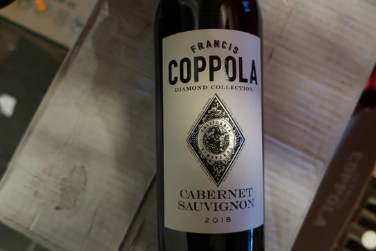 10 flasker rødvin COPPOLA cabernet sauvignon