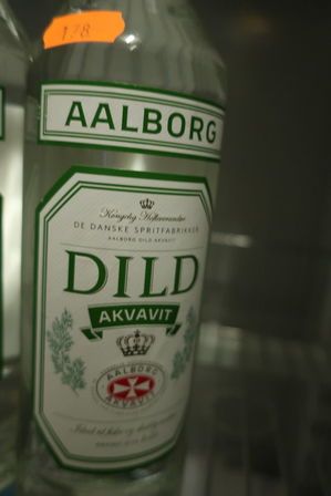 5 flasker akvavit AALBORG dild og jule akvavit