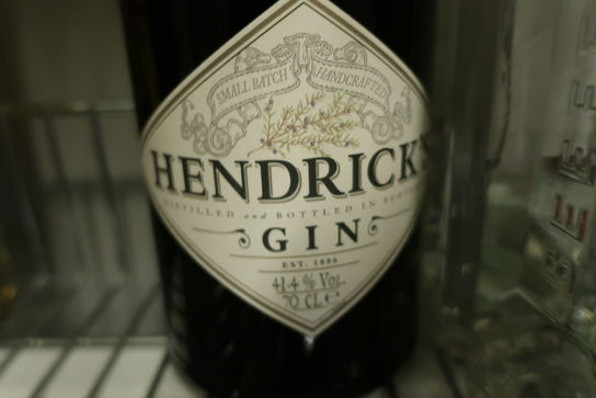 5 flasker gin HENDRICK'S OG BEEFEATER LONDON 