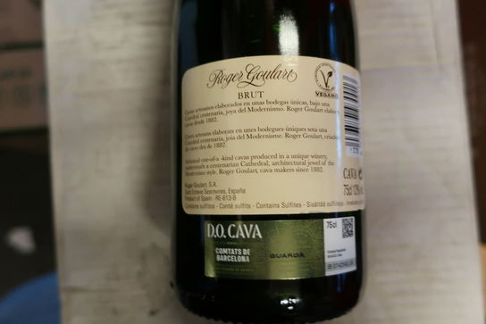 6 flasker champagne ROGER GOULART brut cava