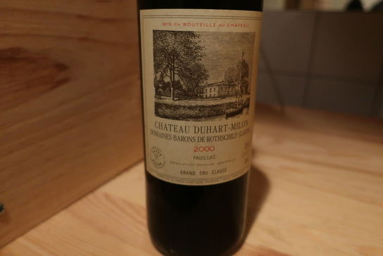 6 flasker rødvin PAUILLAC Chateau Duhart-Milon 2000