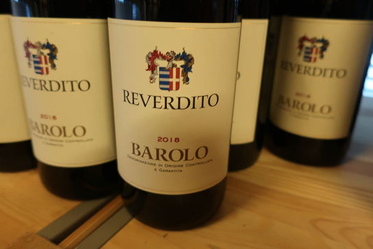 13 flasker rødvin BAROLO reverdito