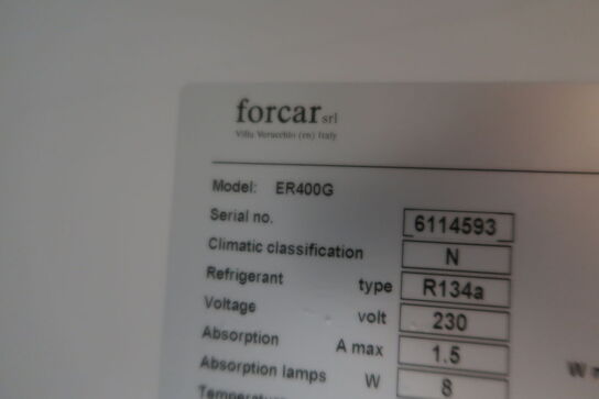 Display køleskab FORCAR ER400G