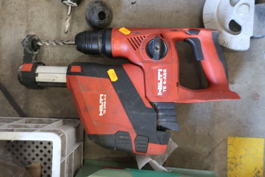 Akku borehammer HILTI TE 4-A22 med støvsugermodul HILTI TE DRS-4-4