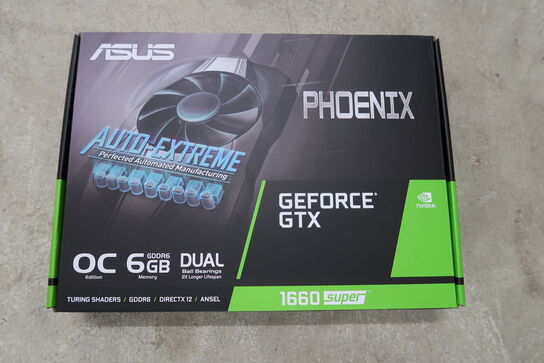 Grafikkort ASUS Pheonix Geforce GTX 1660 Super 6 GB GDDR6