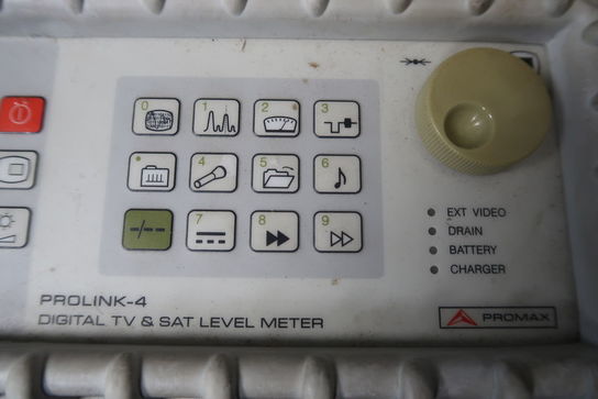 Digital TV & Sat Level Meter PROMAX Prolink-4