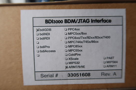 BDM/JTAG Interface ABATRON BDI3000