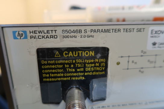 S-Parameter Test Set HP 8504B, Network Analyzer HP 8735D