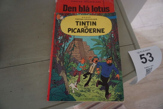 3 stk. tegneserier, TINTIN