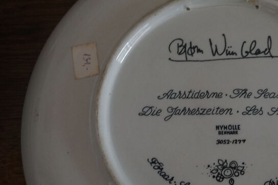 12 stk. BJØRN WIINBLAD platter + tallerken