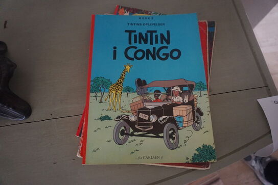 3 stk. tegneserier, TINTIN