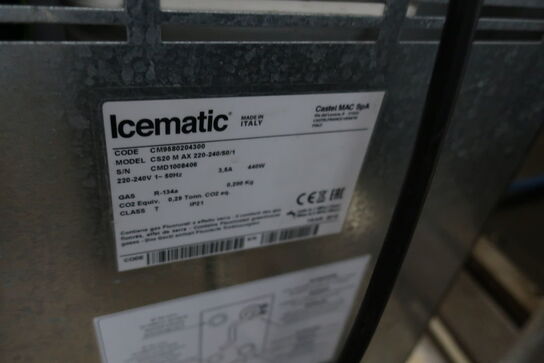 Isterningemaskine ICEMATIC CS20 M AX 220-240