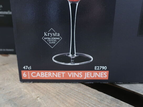 Vinglas 12 stk. CHEF & SOMMELIER Cabernet vins jeunes 47 cl (ubrugt)