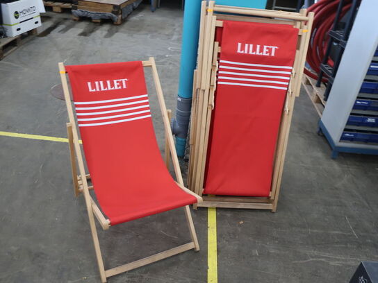 5 stk. strandstole LILLET