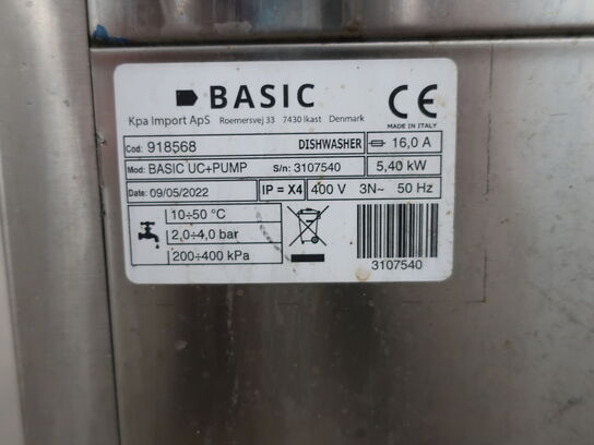 Opvaskemaskine BASIC UC+ PUMP