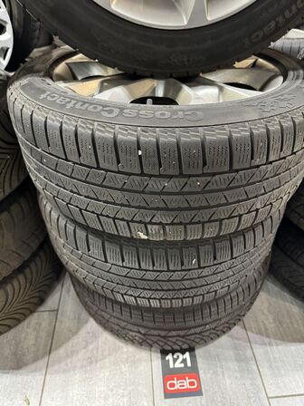 4 stk. Ford Alufælge 18" med Contiental 235/50R18 Vinterdæk