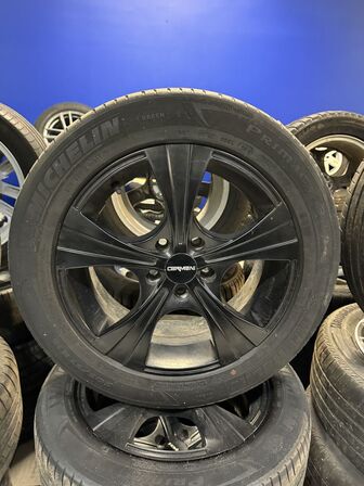 4 stk. Carmani Alufælge 16" med Michelin 205/55R16 dæk