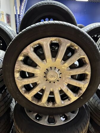 4 stk. Stålfælge 15" med Hankook 195/50R15 dæk