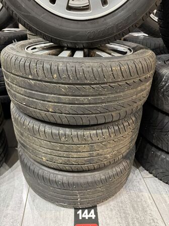 4 stk. Ford Alufælge 16" med Firestone 205/55R16 dæk