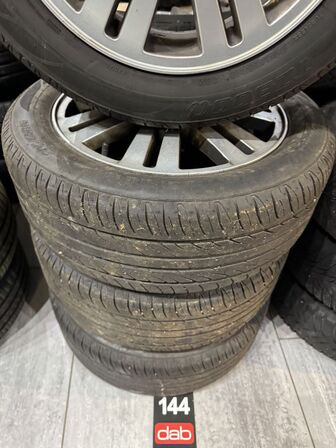 4 stk. Ford Alufælge 16" med Firestone 205/55R16 dæk