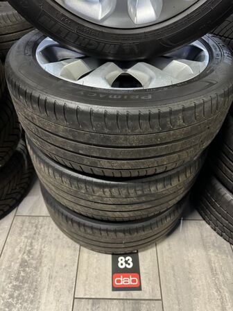 4 stk. Ford Alufælge 17" med Michelin 215/50R17 dæk