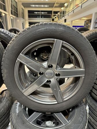 4 stk. EW Alufælge 16" med Goodyear 205/55R16 dæk