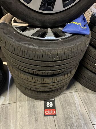 4 stk. Ford Stålfælge 15" med Contiental 195/60R15 V dæk