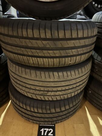 4 stk. Stålfælge 15" med Hankook 195/50R15 dæk