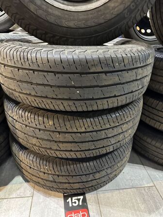 4 stk. Stålfælge 16" med Contiental 215/75R16 dæk