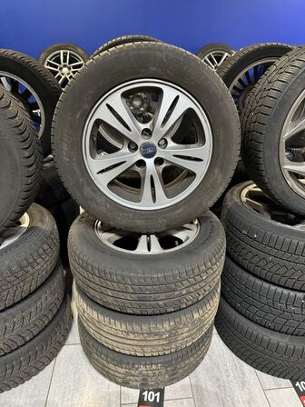 4 stk. Ford Alufælge 16" med Michelin 215/60R16 dæk