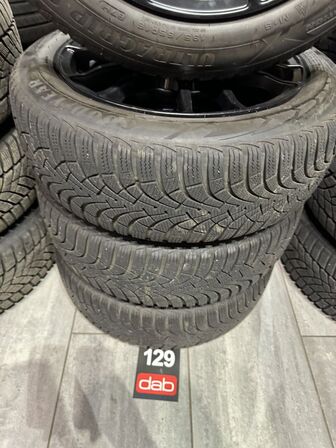 4 stk. Alutec Alufælge 16" med Goodyear 195/55R16 dæk