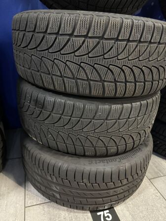 4 stk. Ford Alufælge 18" med Contiental 235/45R18 Vinterdæk