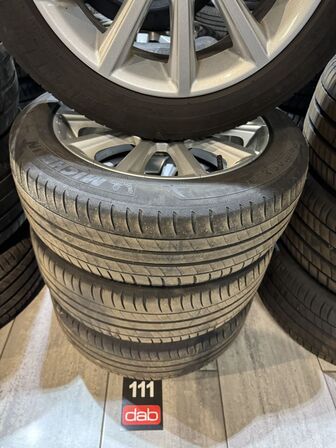 4 stk. Ford Alufælge 16" med Michelin 195/55R16 dæk