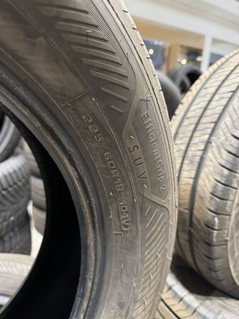 4 stk. dæk Goodyear 225/60R18