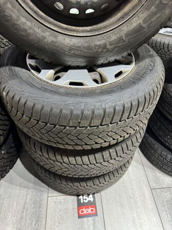 4 stk. Stålfælge 16" med Goodyear 235/60R16 dæk