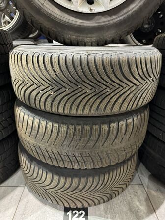 4 stk. Stålfælge 16" med Bridgestone 215/60R16 vinterdæk