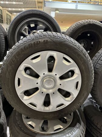 4 stk. Stålfælge 14" med Goodyear 175/65R14 dæk