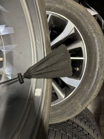 4 stk. Toyota Alufælge 17" med Bridgestone 215/55R17 dæk