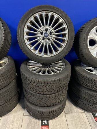 4 stk. Ford Alufælge 18" med Contiental 235/45R18 Vinterdæk