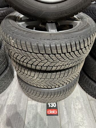 4 stk. EW Alufælge 16" med Goodyear 215/60R16 dæk