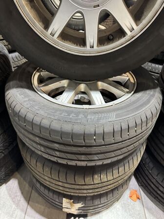 4 stk. Ford Alufælge 15" med Contiental 195/65R15 dæk