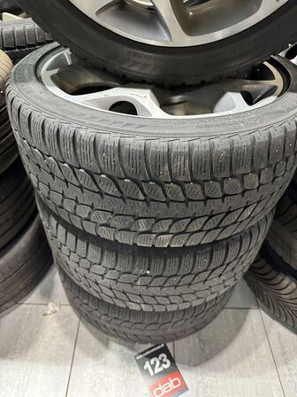 4 stk. Ford Alufælge 18" med Bridgestone 245/40R18 Vinterdæk