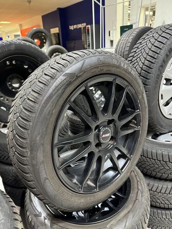 4 stk. Alutec Alufælge 16" med Goodyear 195/55R16 dæk