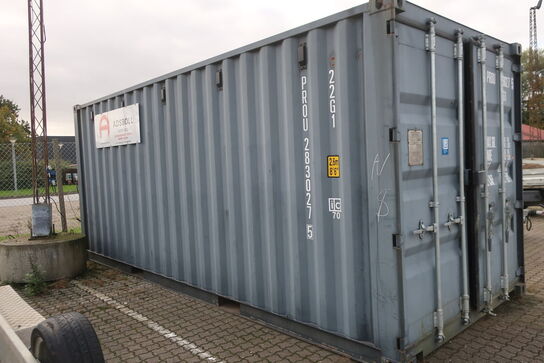 20 fods container uden indhold (læs beskrivelse)