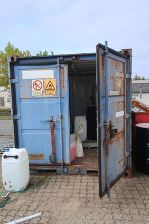 10 fods container uden indhold (læs beskrivelse)