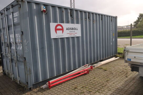 20 fods container uden indhold (læs beskrivelse)