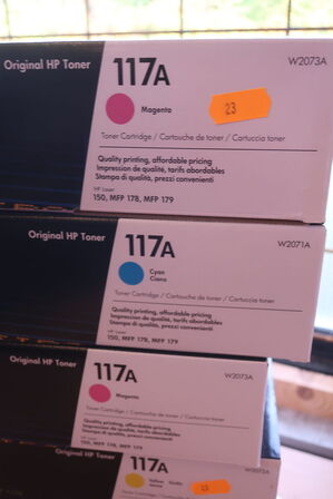 7 stk. toner HP 117A